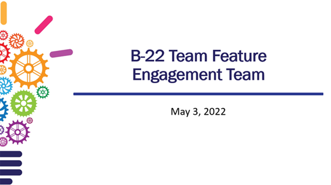 engagement team report cover page